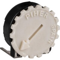Main product image for Piher 3.3K Ohm Trimmer Potentiometer 1/4W 5/8" Horizontal Mount029-105